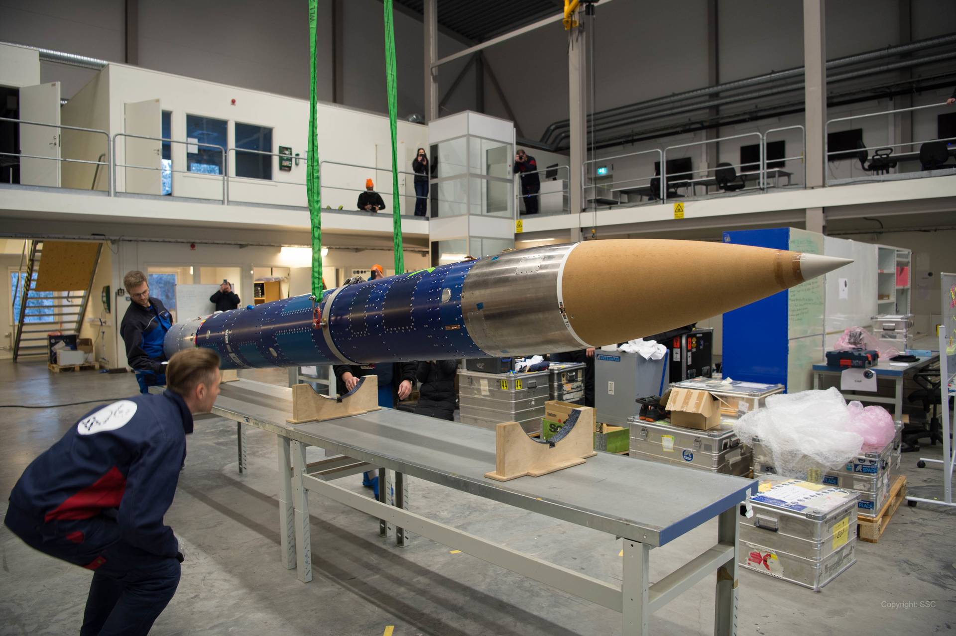 Experiments get six minutes in weightlessness with a Swedish rocket